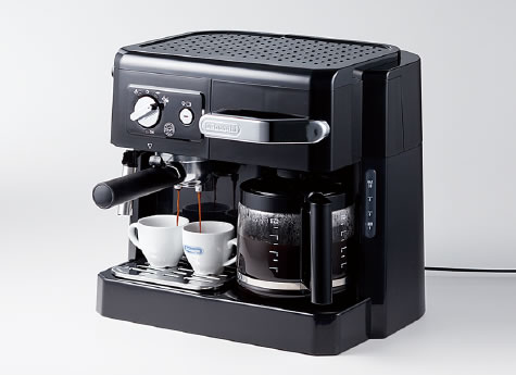 デロンギ コンビコーヒーメーカー | BCO410J-B/W