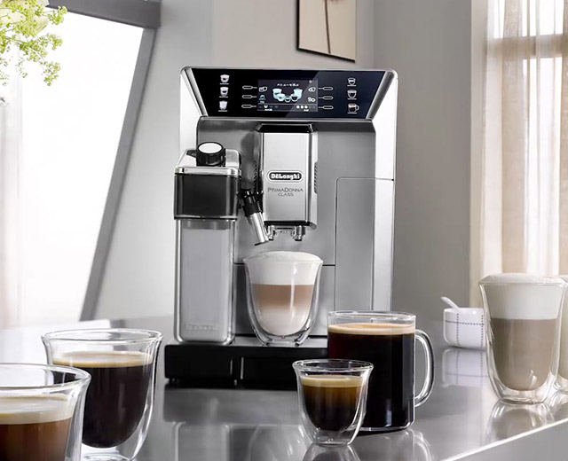 デロンギ 全自動コーヒーメーカー マグニフィカS ホワイト ECAM22112W 電気ヒーター 半額通販