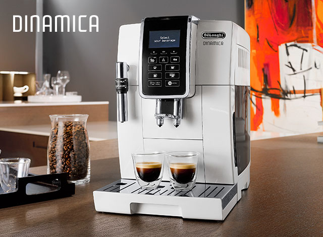 返品交換可能 デロンギコンパクト全自動コーヒーメーカー ECAM35035W ディナミカ 調理器具